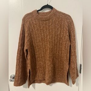 InWear TOANA Wool Blend Pullover Sweater – Cozy Textured Knit |  Alpaca Blend